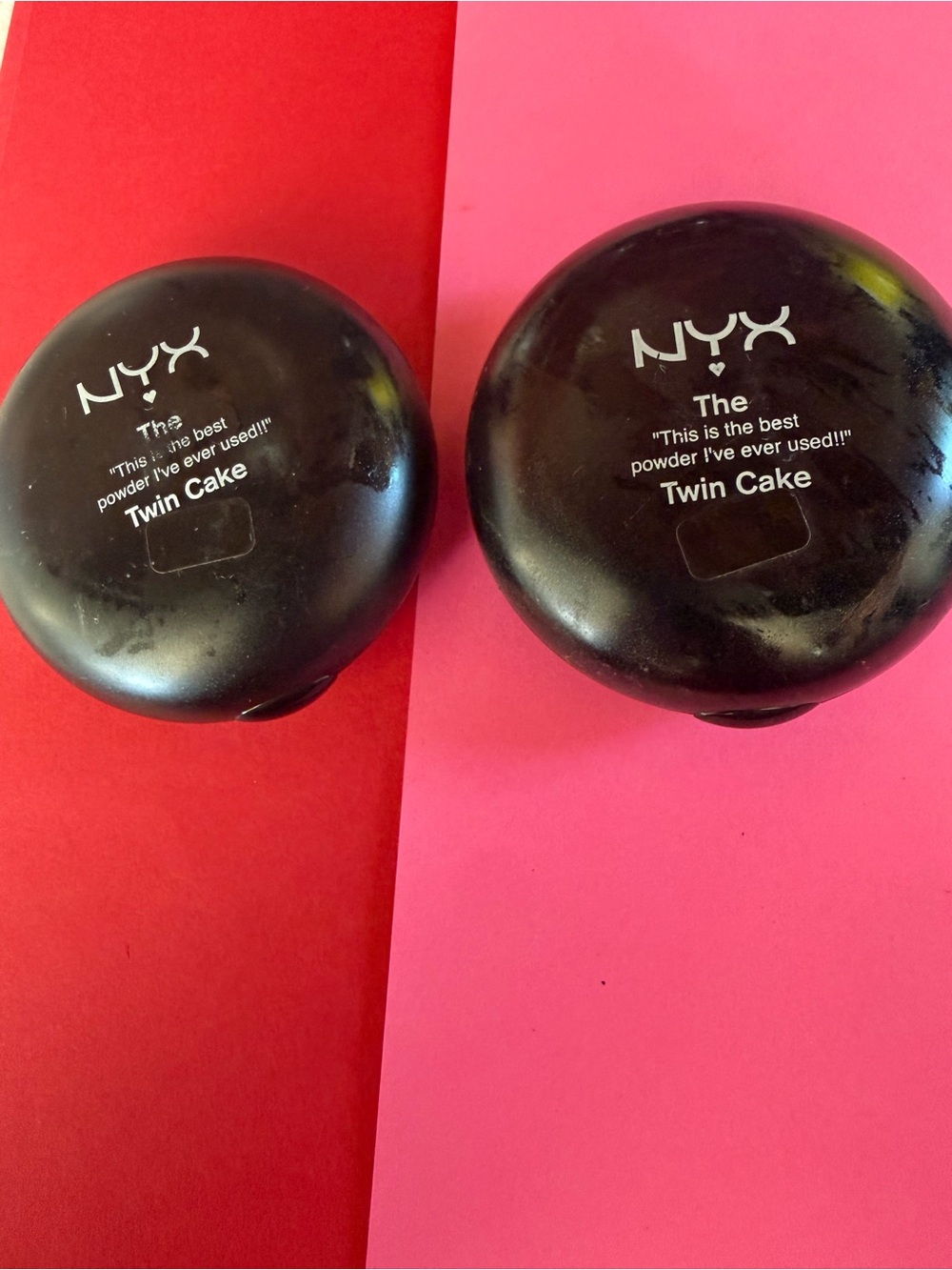 2 NYX COSMETICS TWIN CAKE POWDER-CP16 (TAWNY)